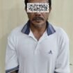 S (49), warga Jalan Kampung Enrekang, Rt. 011 Desa Binalawan, Sebatik Barat, saat diamankan polisi, Jumat (21/3/2025).
