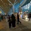 Suasana di terminal 1 Kuala Lumpur International Air port,
