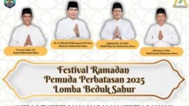 Bedug Sahur Ramadhan 1446 H/2025 M, di Nunukan, Kaltara. Festival kali ini, bertajuk ‘’Merajut kebersamaan, dalam keberagaman’’.