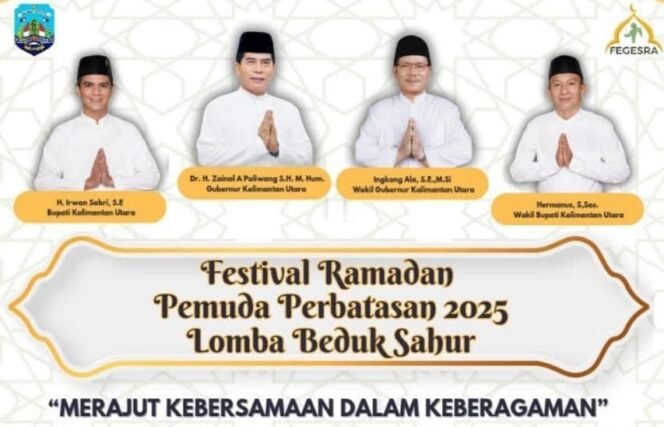 
					Bedug Sahur Ramadhan 1446 H/2025 M, di Nunukan, Kaltara. Festival kali ini, bertajuk ‘’Merajut kebersamaan, dalam keberagaman’’.