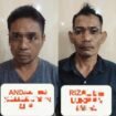 AND dan RIZ, diamankan polisi saat pengintaian jalur perbatasan RI - Malaysia di Sei Ular, Seimanggaris,