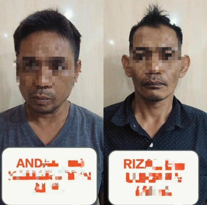 
					AND dan RIZ, diamankan polisi saat pengintaian jalur perbatasan RI - Malaysia di Sei Ular, Seimanggaris,