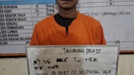 Pemuda AH (24) pelaku asusila terhadap gadis 13 tahun. Bermodal video tak berbusana korban yang ia pacari, pelaku mengancam korban akan menyebarkan video tersebut jika tidak menuruti kemauannya,