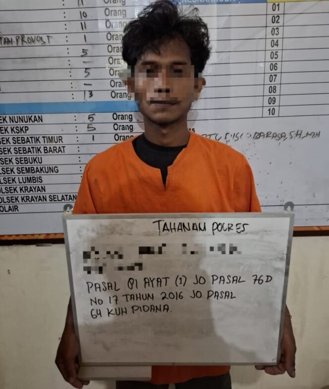 
					Pemuda AH (24) pelaku asusila terhadap gadis 13 tahun. Bermodal video tak berbusana korban yang ia pacari, pelaku mengancam korban akan menyebarkan video tersebut jika tidak menuruti kemauannya,