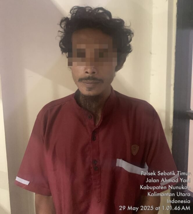 
					Rudiantoro, warga Sebatik yang ditetapkan tersangka karena membuat laporan palsu sebagai korban begal,