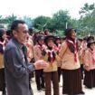 Wakil Bupati Nunukan, Hermanus saat monitoring sekolah dasar di Pulau Sebatik,
