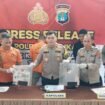 Pers rilis pengungkapan kasus penyelundupan 5 CTKI Ilegal, oleh Mapolsek KSKP Nunukan, Kamis (1/5/2025).