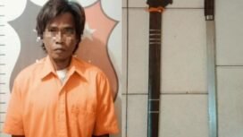 Pelaku KDRT terhadap istri sirinya, AM (42) diamankan polisi.