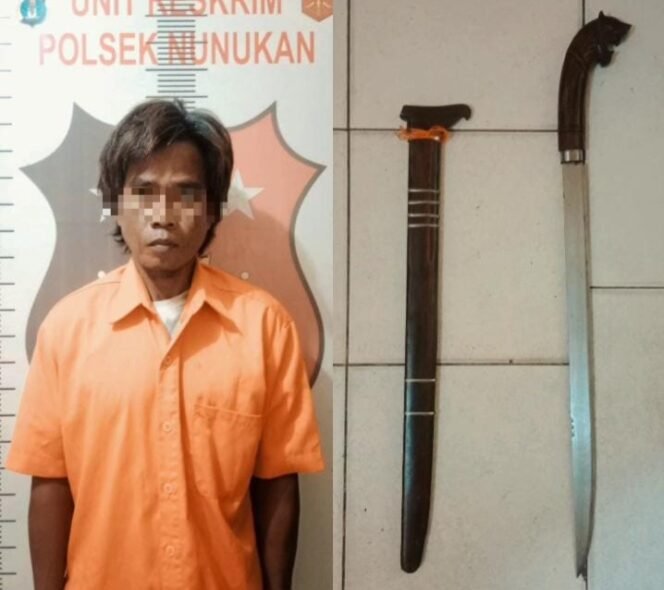 
					Pelaku KDRT terhadap istri sirinya, AM (42) diamankan polisi.