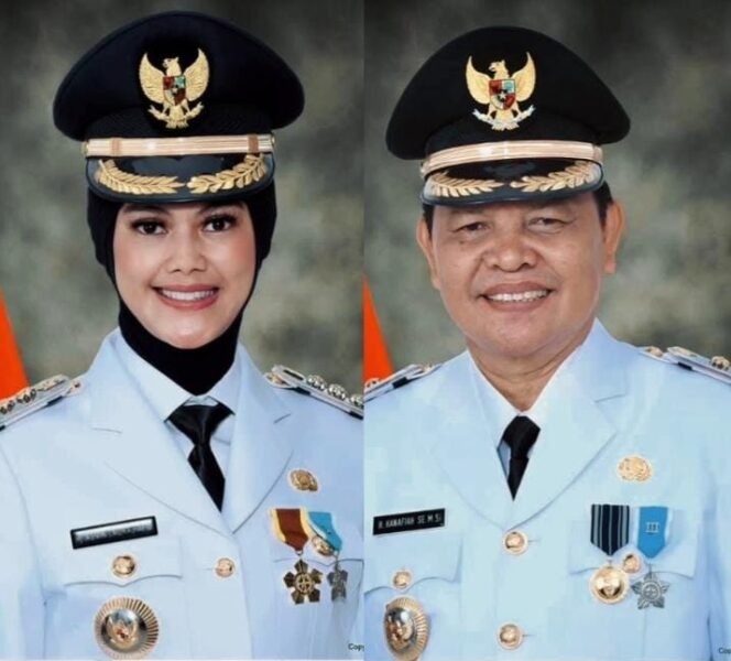 
					Foto Eks Bupati dan Wakil Bupati Nunukan, Asmin Laura Hafid - Hanafiah,
