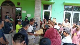 Demo MHA Dayak Agabag di Sebuku ke PT BHP menuntut pelepasan tanah adat dan stop kriminalisasi warga adat,
