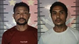 Dua karyawan PT KHL diamankan polisi. Keduanya melakukan perusakan Pos Jaga dan motor, juga menganiaya Security dengan parang,
