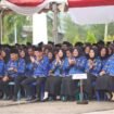Suasana pelantikan dan penyerahan SK PPPK dan PNS di Kantor Bupati Nunukan, Kamis (24/5/2025).