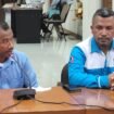 Perwakilan SPN PT KHL, Kornelis, menguraikan sejumlah tuntutan buruh dan tindakan represif perusahaan yang memecat 477 karyawan dan mengusir mereka dari barak saat aksi mogok kerja berlangsung,
