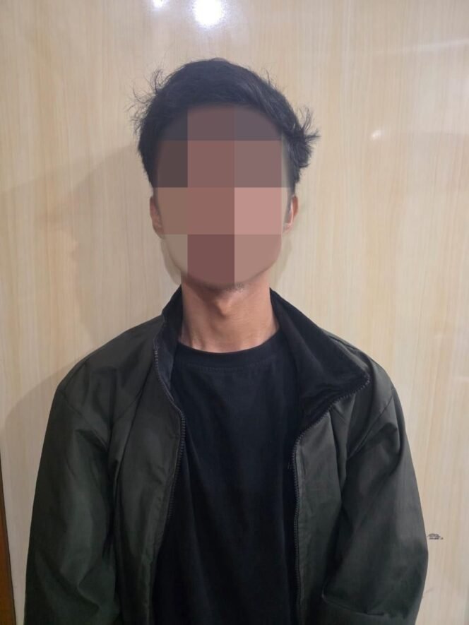 
					Pemuda AS (24), warga Sebatik yang diduga pemasok liquid narkoba,