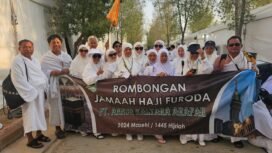 Jamaah haji furoda yang diberangkatkan PT An Nur Kaltara Arafah 2024,
