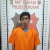 R (44), buruh kelapa sawit di Sebakis yang mencuri uang Rp 12 juta milik tetangganya untuk berjudi,