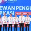 Bupati Nunukan, Kalimantan Utara, Irwan Sabri, dilantik sebagai Koordinator Wilayah (Korwil) Kalimantan Utara Asosiasi Pemerintah Kabupaten Seluruh Indonesia (APKASI) untuk masa bakti 2025–2030, di Jakarta, Kamis (17/7/2025). Dok.Prokopim.