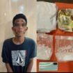 J (27) warga Bontang, Kaltim, diamankan polisi. J mencuri motor warga untuk jualan narkoba.
