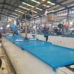 Ilustrasi : Lapak lapak penjual ikan di Pasar Jamaker yang kosong.