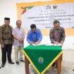 Pemerintah Kabupaten Nunukan, Kalimantan Utara, menandatangani kesepakatan bersama (MOU) tentang Penyelenggaraan Pendidikan Jalur Kerjasama Afirmasi Angkatan Tahun 2025 bersama Universitas Hasanuddin (UNHAS). Dok.Prokopim.