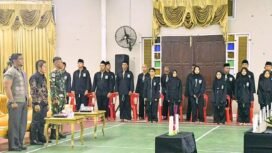 Pengukuhan 27 anggota baru PSHT Cabang Nunukan. Dok.Prokopim.