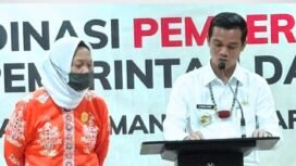 Bupati Nunukan, Irwan Sabri, memaparkan tujuh isu strategis yang menjadi tantangan sekaligus fokus pembangunan Kabupaten Nunukan pada Rapat Koordinasi Pemberantasan Korupsi, bersama Komisi Pemberantasan Korupsi (KPK) di Gedung Merah Putih, Jakarta, Rabu (16/7/2025). Dok.Prokopim.