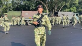 Randi (20) Anggota Korps Marinir asal Nunukan yang terpilih sebagai salah satu peserta Parade Bastille Day 2025. (Dok.Baharudin).