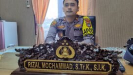 AKP Rizal Mochammad saat menjabat Kapolsek KSKP Nunukan.