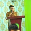 Wakil Bupati Nunukan, Hermanus saat menghadiri evaluasi Tim Percepatan Penanganan Stunting untuk Nunukan Selatan, (Dok.Prokopim).