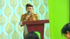 Wakil Bupati Nunukan, Hermanus saat menghadiri evaluasi Tim Percepatan Penanganan Stunting untuk Nunukan Selatan, (Dok.Prokopim).