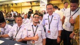 Wakil Bupati Nunukan, Hermanus bersama sejumlah Wakil Kepala Daerah berbagai Kabupaten di Indonesia, saat menghadiri Munas ASWAKADA di DIY Yogyakarta, Kamis (3/7/2025).