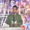 Bupati Nunukan, Irwan Sabri saat memberi sambutan di grand Final E sport, di Taman Baca Adil Perpustakaan Nunukan, (Dok.Prokopim).