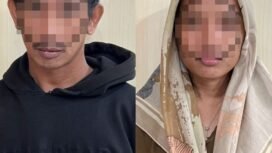 Sepasang kekasih asal Sebatik yang diamankan polisi di Pelabuhan Feri Sei Jepun. Ditemukan 49 gram sabu sabu yang disembunyikan dalam pembalut wanita.