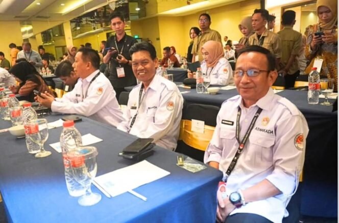 
					Wabup Hermanus saat mengikuti pertemuan Asosiasi Wakil Kepala Daerah (Aswakada) di Yogyakarta. (Dok.Prokopim)