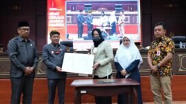 Pemda dan DPRD Nunukan Sepakati APBDP 2025 di Angka Rp 1,8 Miliar dalam Rapat Paripurna ke-18 Masa Persidangan III Tahun Sidang 2024-2025 dengan agenda Pengambilan Keputusan DPRD terhadap Persetujuan Rancangan Peraturan Daerah (Ranperda) tentang Perubahan Anggaran Pendapatan dan Belanja Daerah (APBD) Tahun Anggaran 2025, Kamis (28/8/2025).