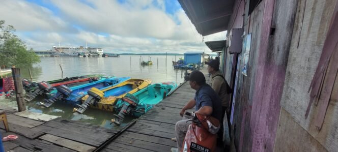 
					Dermaga Haji Putri, status ilegalnya dibahas dalam RDP, Senin (25/8/2025). 