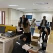 Direskrimsus Polda Kaltara menggeledah BPD Kaltimtara atas dugaan SPK fiktif Rp 275 miliar lebih. Dok. Direskrimsus Polda Kaltara.