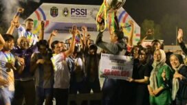 Lanto FC berhasil mengukuhkan diri sebagai “Sang Juara Sejati” setelah sukses mempertahankan takhta mereka dua tahun berturut-turut di ajang Bupati Cup 2025. Dok.Prokopim.