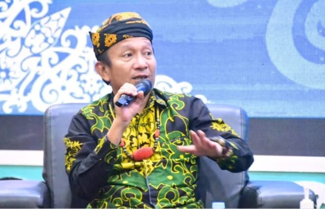 
					Wabup Nunukan, Hermanus saat menjadi narsum Seminar Akademik di Auditorium Gedung BPK Perwakilan Provinsi Kalimantan Utara di Tarakan, Sabtu (9/8/2025). Dok.Prokopim.