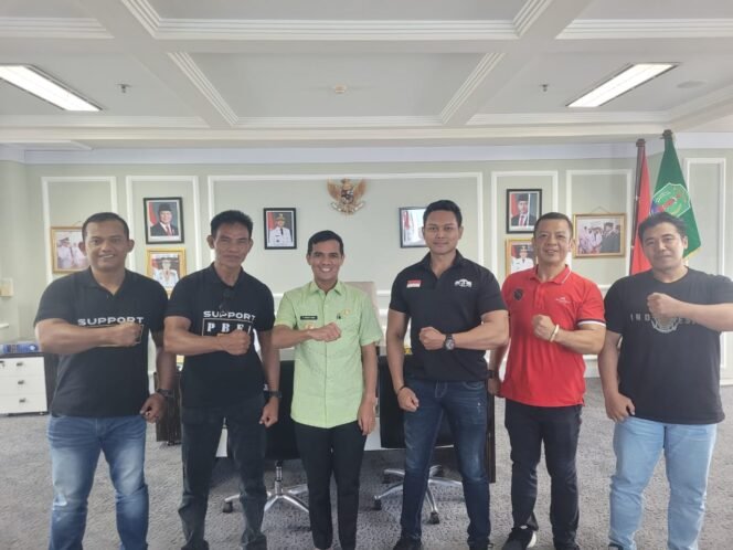 
					Sejumlah pengurus PBFI Nunukan menghadap Bupati untuk meminta dukungan pada even body contest Bupati Malinau Cup 2025 pada 9 September 2025 nanti.