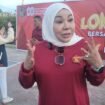 Anggota DPR RI sekaligus Ketua TP PKK Kaltara, Rahmawati Zainal saat mengunjungi Lapas Nunukan, Sabtu (22/8/2025).