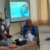 Nara Sumber pelatihan Jurnalistik yang dihadirkan DPD KNPI Nunukan, Budi Anshori, wartawan senior dari Niaga Asia.