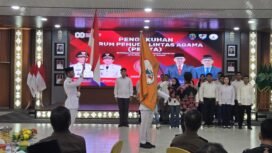 Pengukuhan Pengurus PELITA di Lantai V Kantor Pemkab Nunukan, Senin (25/8/2025).