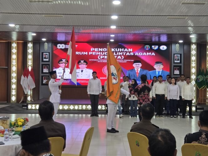 
					Pengukuhan Pengurus PELITA di Lantai V Kantor Pemkab Nunukan, Senin (25/8/2025).