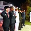 Bupati Nunukan mengikuti Upacara Kehormatan dan Renungan Suci jelang HUT 80 RI di TMP Jaya Sakti. Dok.Prokopim.