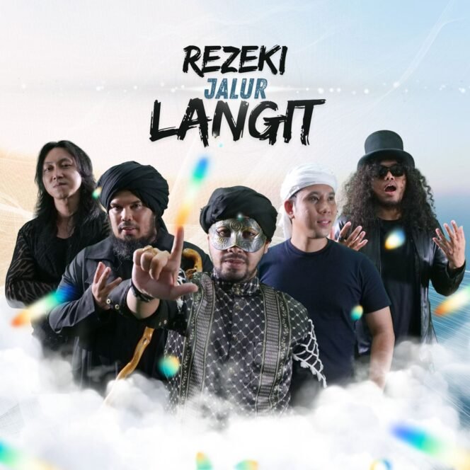 
					Single Lagu 'Rejeki Jalur Langit' yang dirilis Band Ustad Derry Sulaiman dengan komposisi personel penggebuk drum Nur Rahmat, anak Nunukan, Kaltara. Dok.Rahmat.