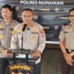 Kapolres Nunukan AKBP Bonifasius Rumbewas saat jumpa pers terkait penangkapan 4 anggota Polres Nunukan oleh Mabes Polri terkait dugaan keterlibatan narkoba.