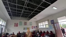 Kondisi SDN 004 Nunukan Selatan, yang sekaligus menjadi ganbaran banyak sekolah lain yang dibangun Kemendikbud tahun lalu. 