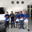 Atlet Fitness Nunukan berfoto bersama Ketua PBFI Kaltara, sebelum naik podium di event Bupati Malinau Cup 2025.